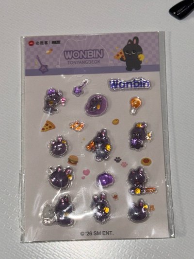 超萌必勝客水晶貼紙