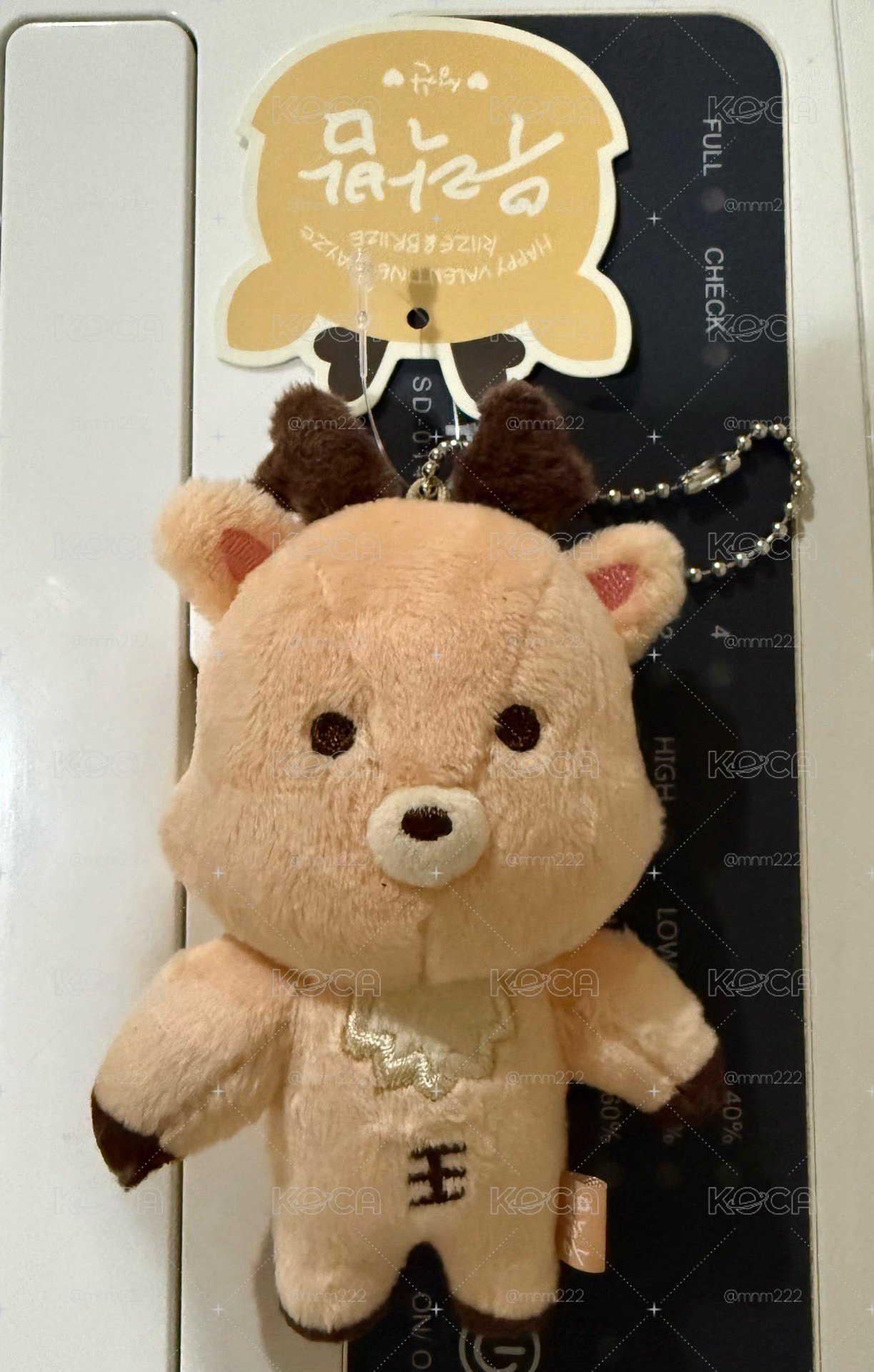 24情人節 10cm 烏拉鹿 吊娃 原皮