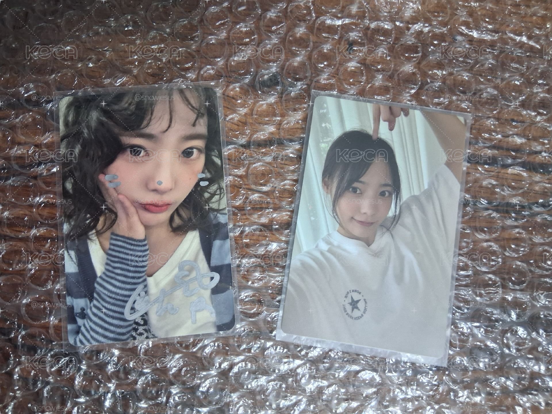 忍住眼淚簽專卡Siyeon+二週年衣服卡