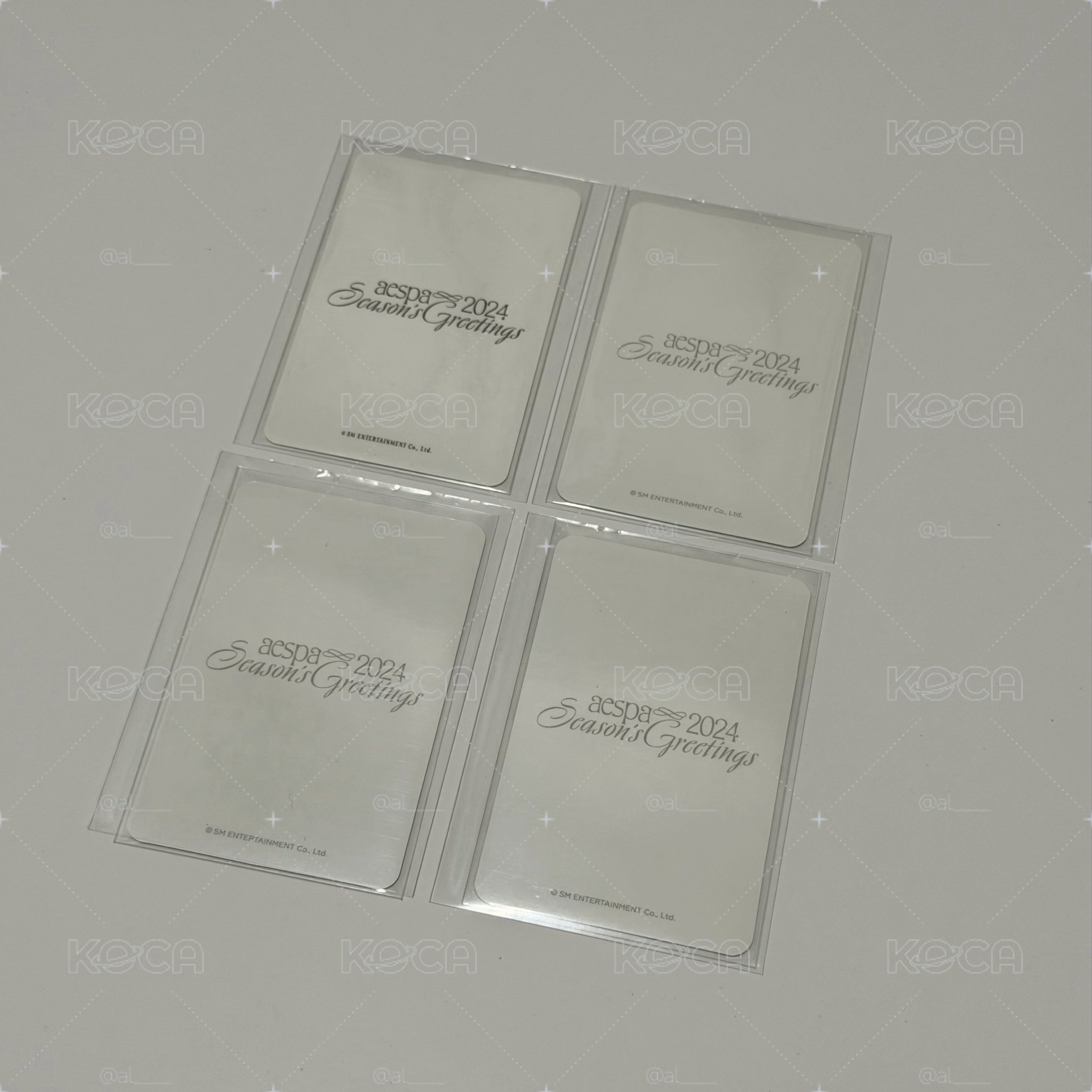 合售｜aespa Winter 2024 Season’s Greetings 年曆固配卡+年曆後續隨機卡網球冬