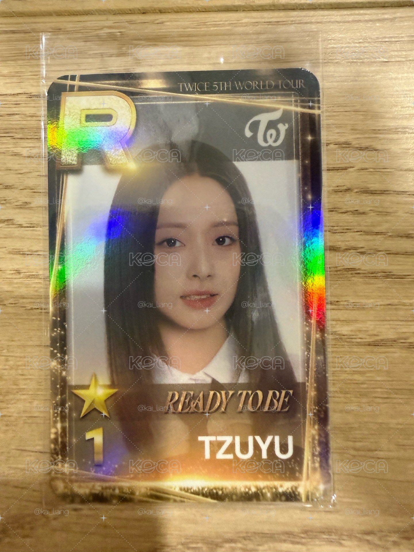Twice 子瑜 SUPERSTAR 遊戲卡 RTB JP