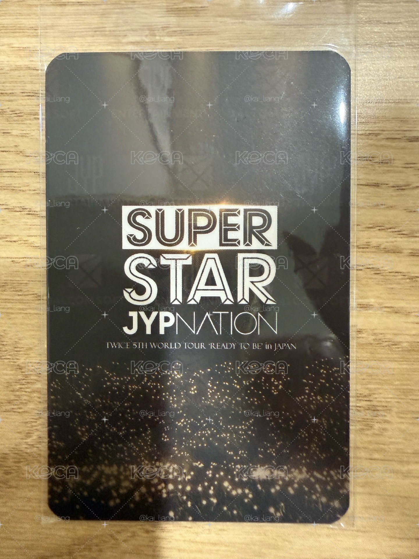 Twice 子瑜 SUPERSTAR 遊戲卡 RTB JP