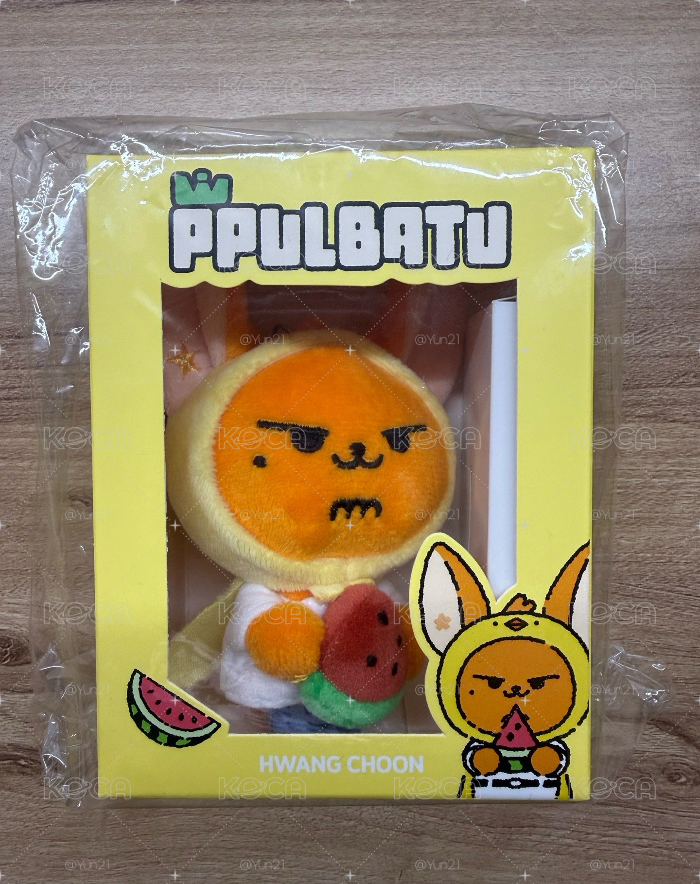 PPULBATU夏日 娃娃玩偶 西瓜黃春