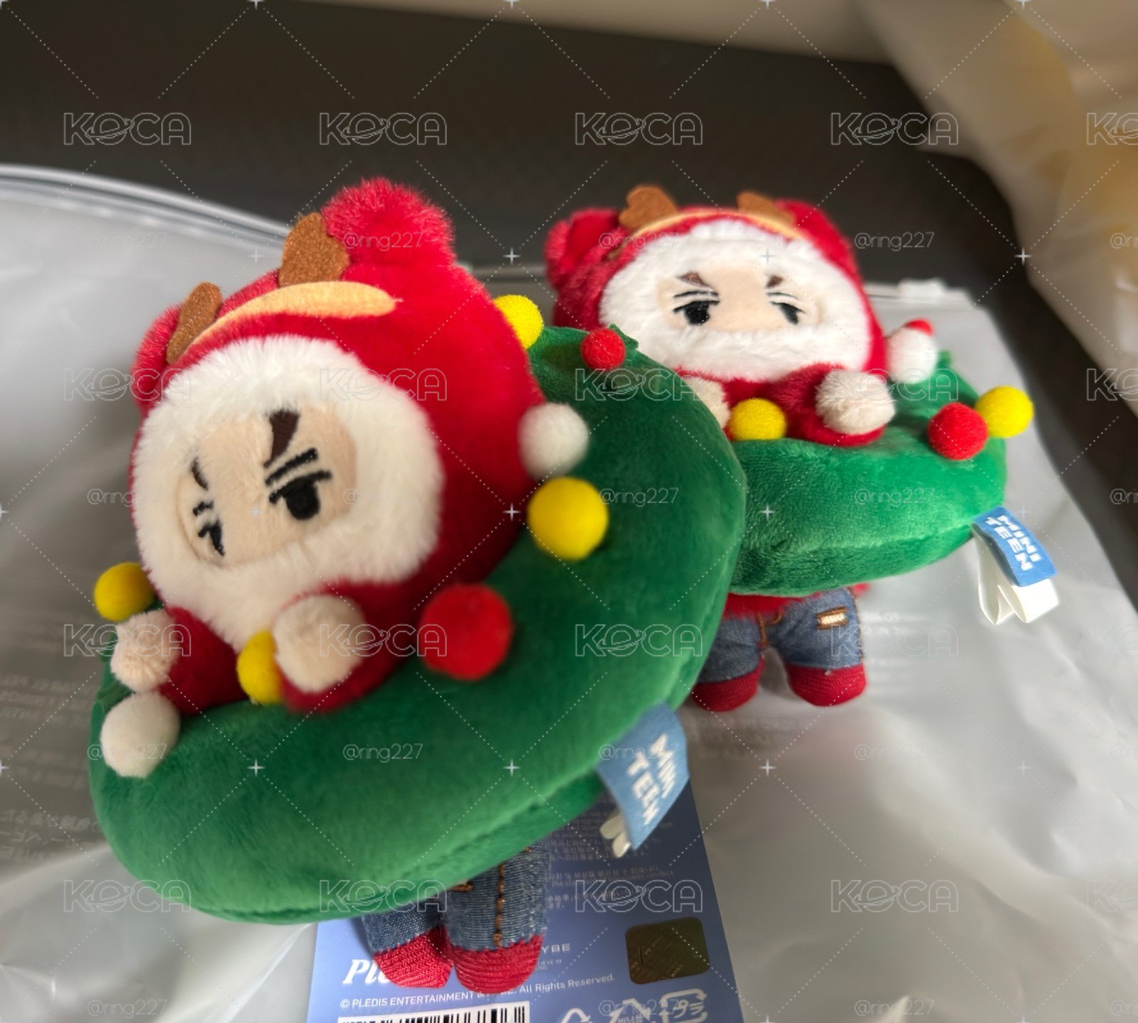 [現貨/24小時內出貨］聖誕MINITEEN 聖誕花圈屁屁吊飾