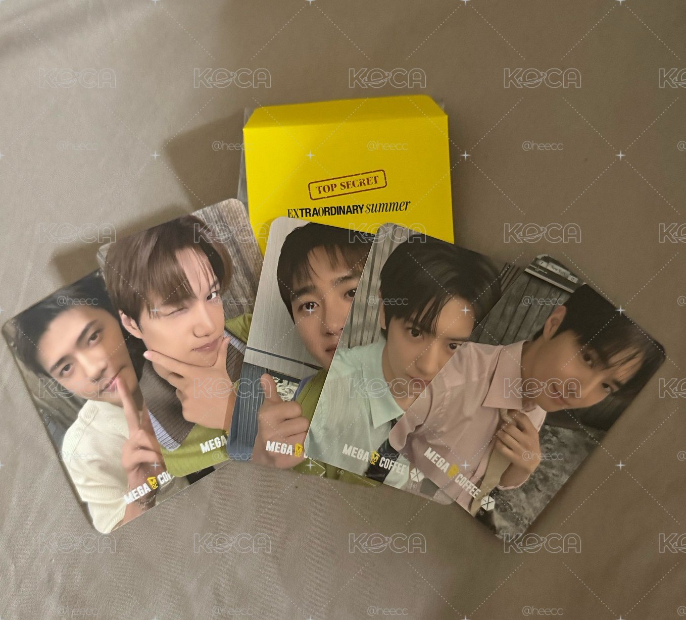 EXO mega咖啡卡