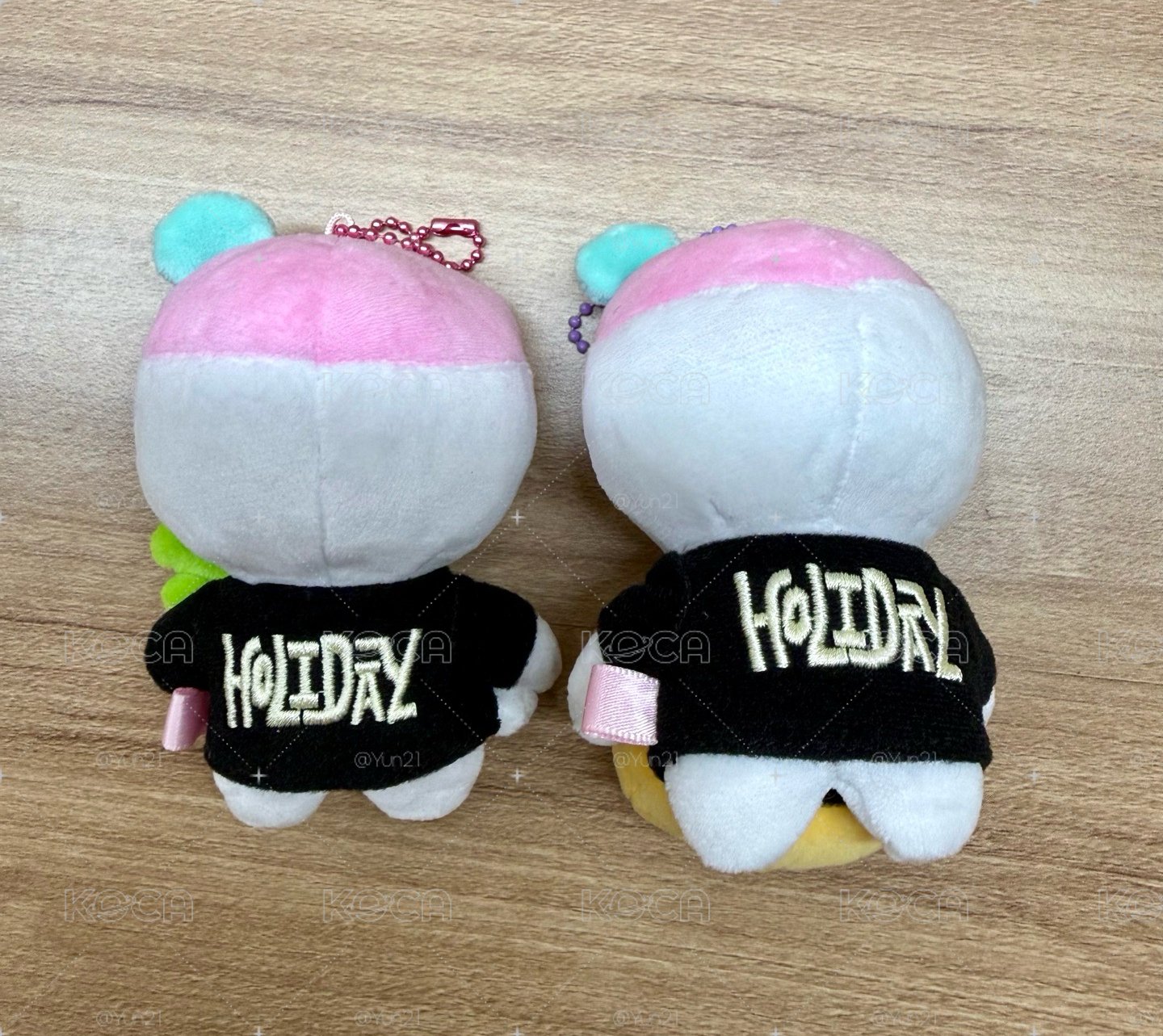 夏日MINITEEN 鑰匙圈吊飾 寛套頭娃 ➕fm  HOLIDAY 章魚燒蹦蹦、大蔥蹦蹦