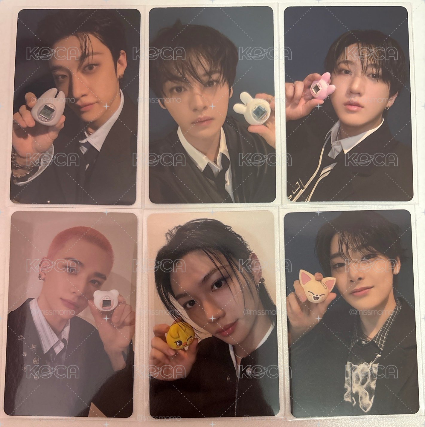 Stray kids 方燦 李旻浩 徐彰彬 黃鉉辰 李龍馥 梁精寅 TAMAGOTCHI 周邊卡