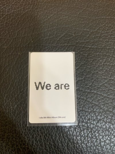 WE ARE SHUHUA特典卡