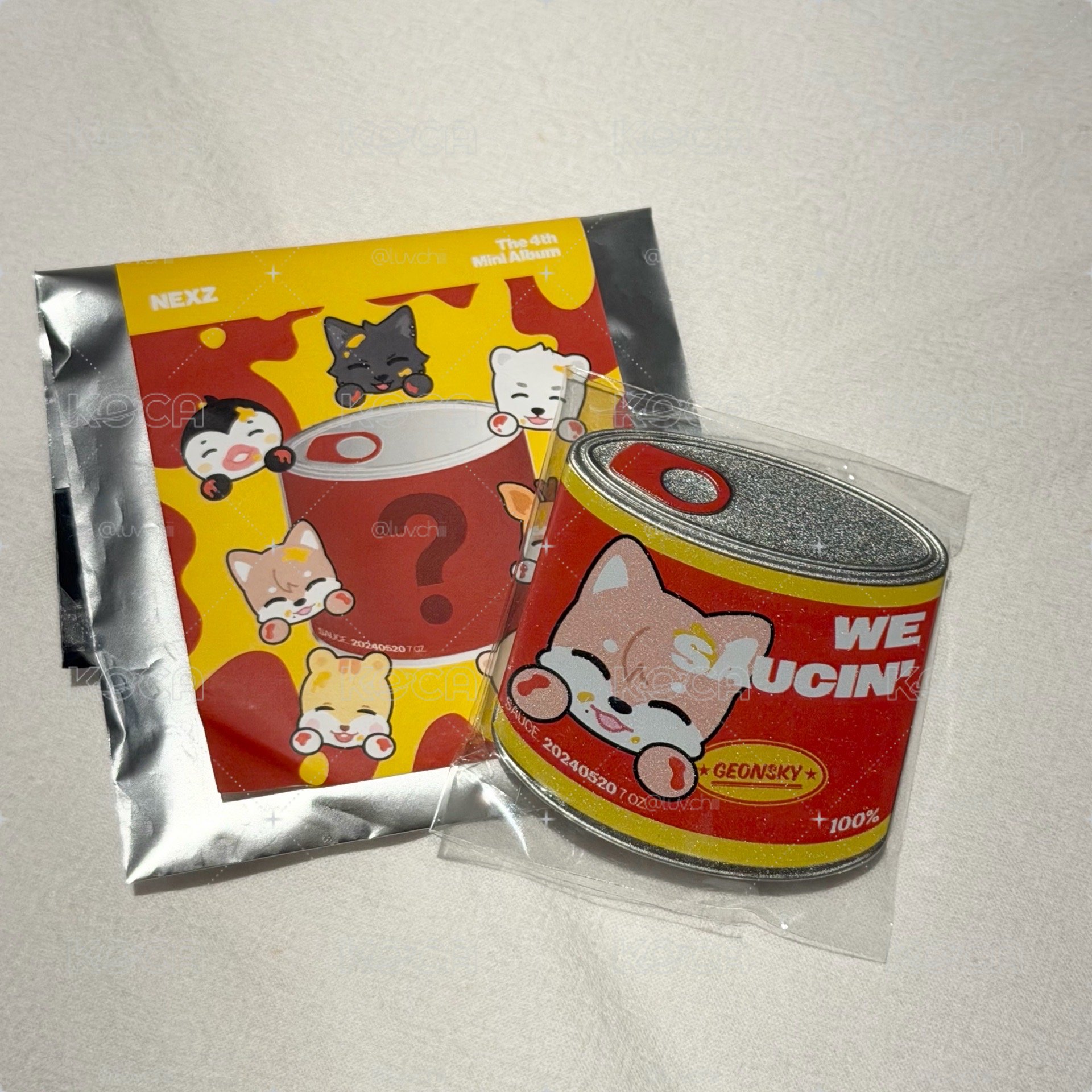 SAUCIN’ 快閃店徽章Geonsky