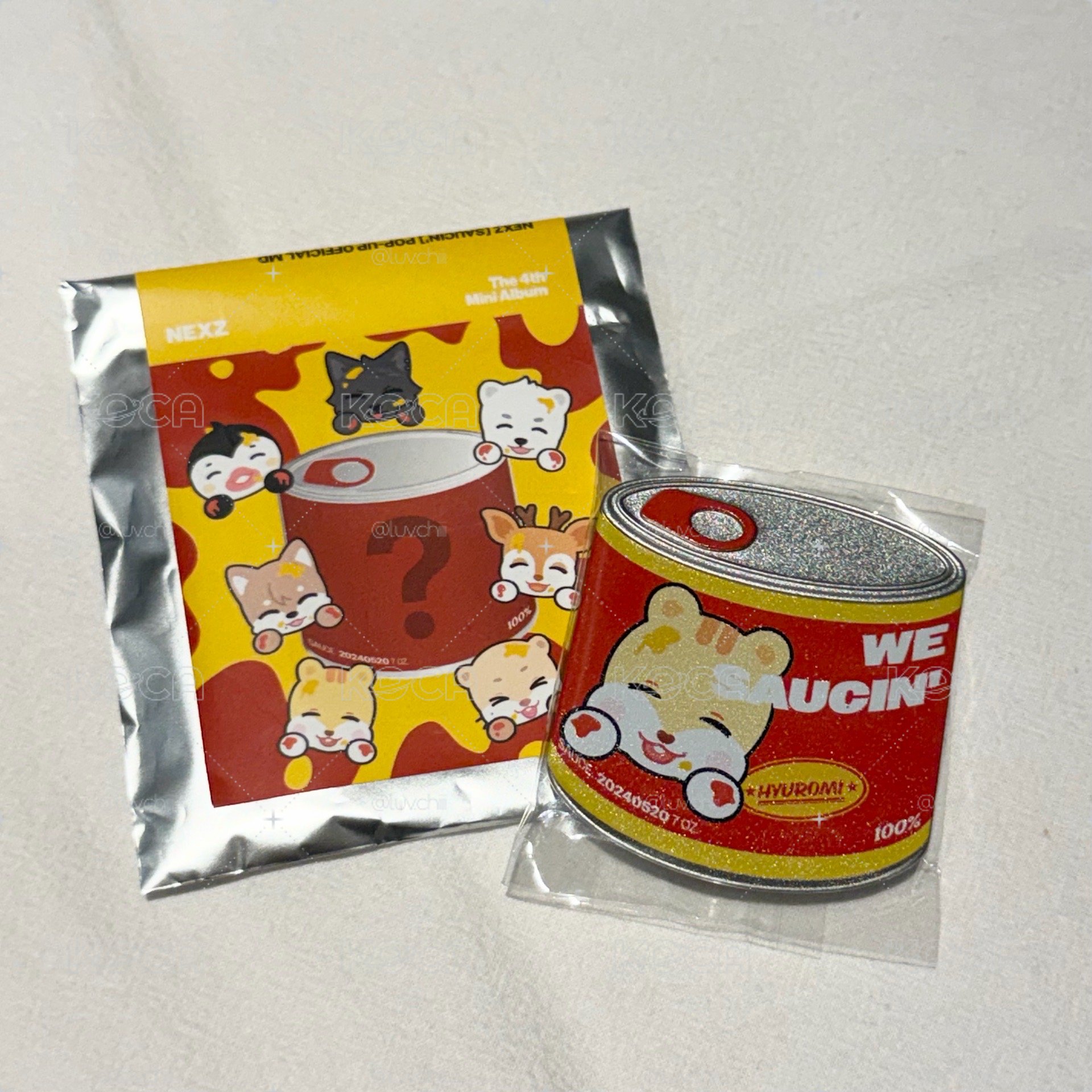 SAUCIN’ 快閃店徽章HYUROMI