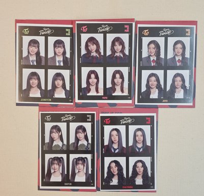 TWICE 新國立 證件貼紙