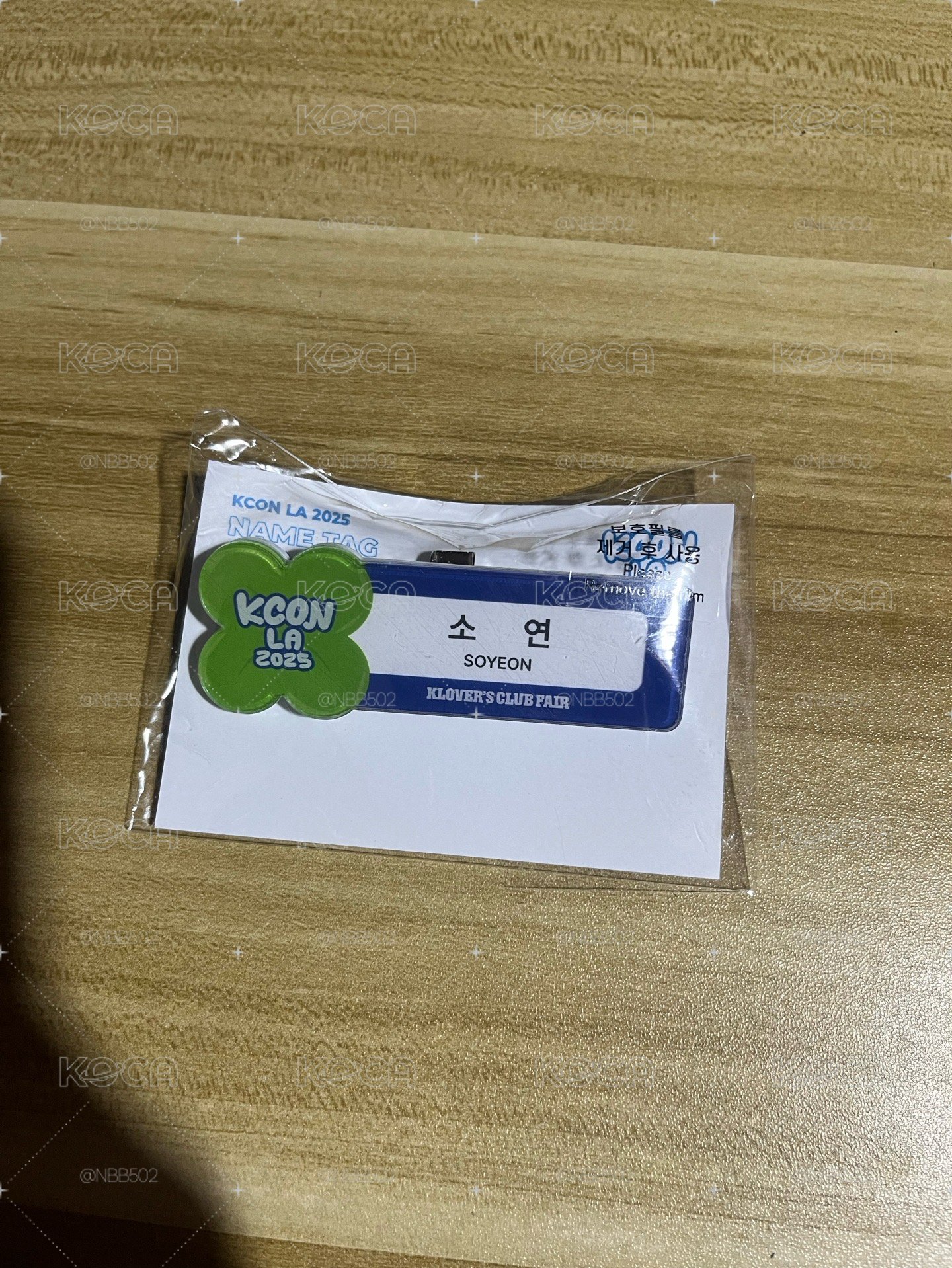 🏆 I-dle 2025 Kcon 名牌 小娟