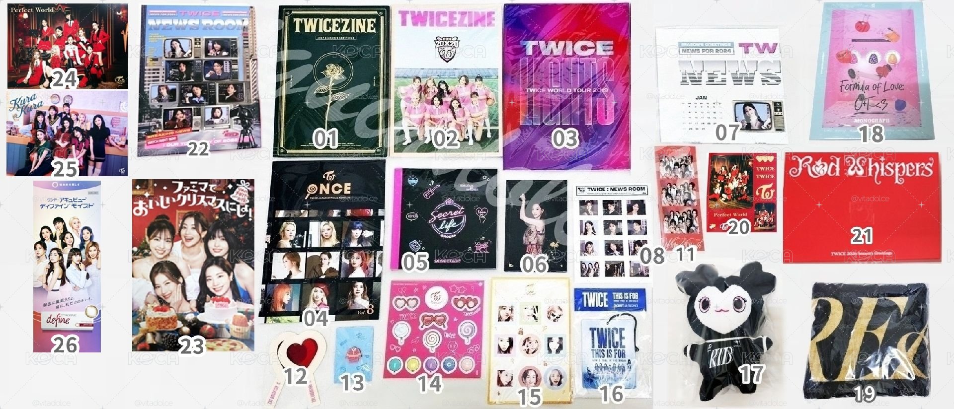 TWICE GOODS 官方周邊寫真書 PHOTOBOOK TWICEZINE LOVELY 編號見圖三 💫