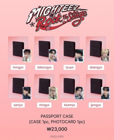 MIGHTEEZ  PASSPORT CASE 含卡