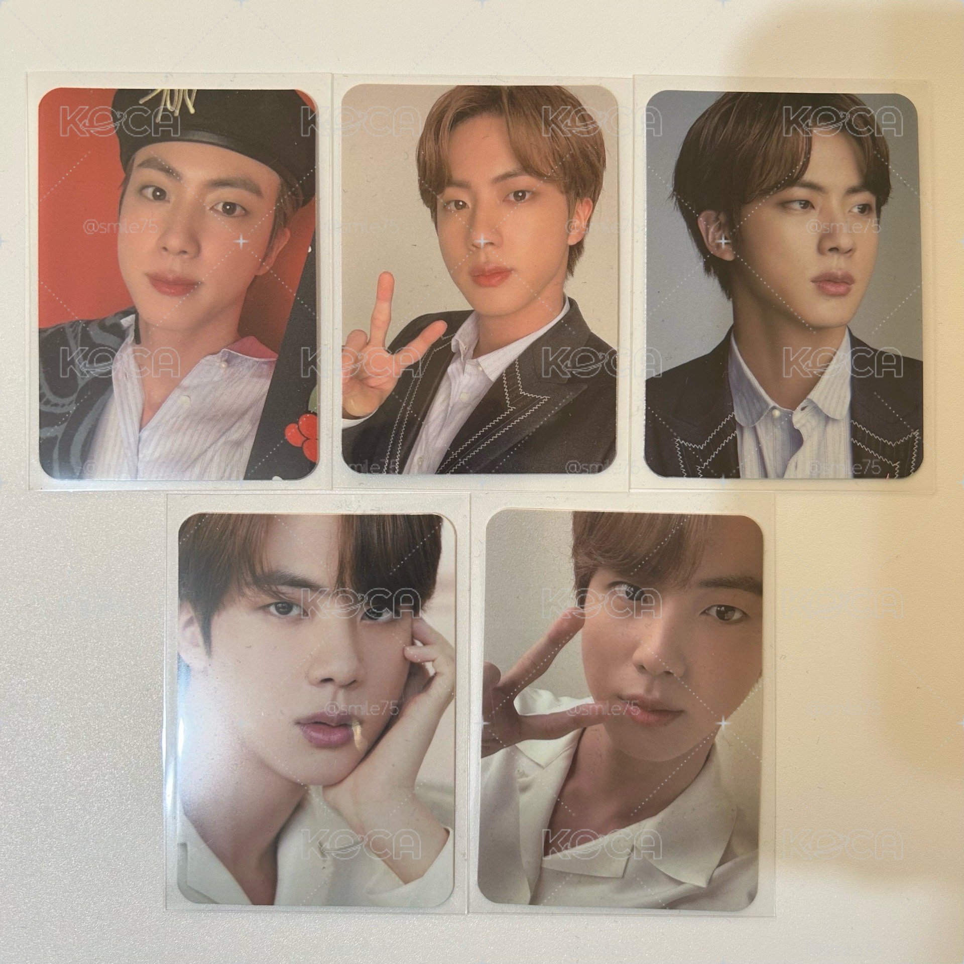 BTS 防彈少年團 金碩珍 Jin dicon 雜誌卡 周邊卡