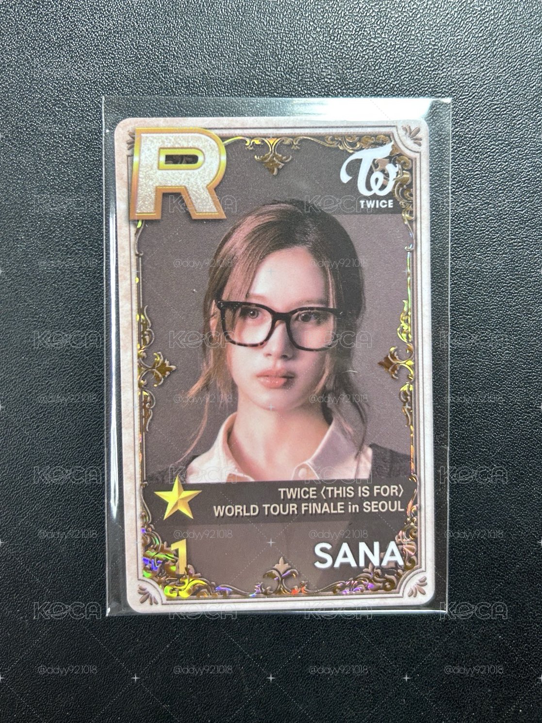 SANA 六巡安可場遊戲卡