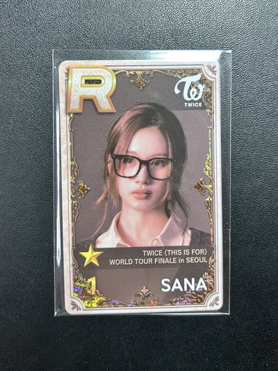 SANA 六巡安可場遊戲卡