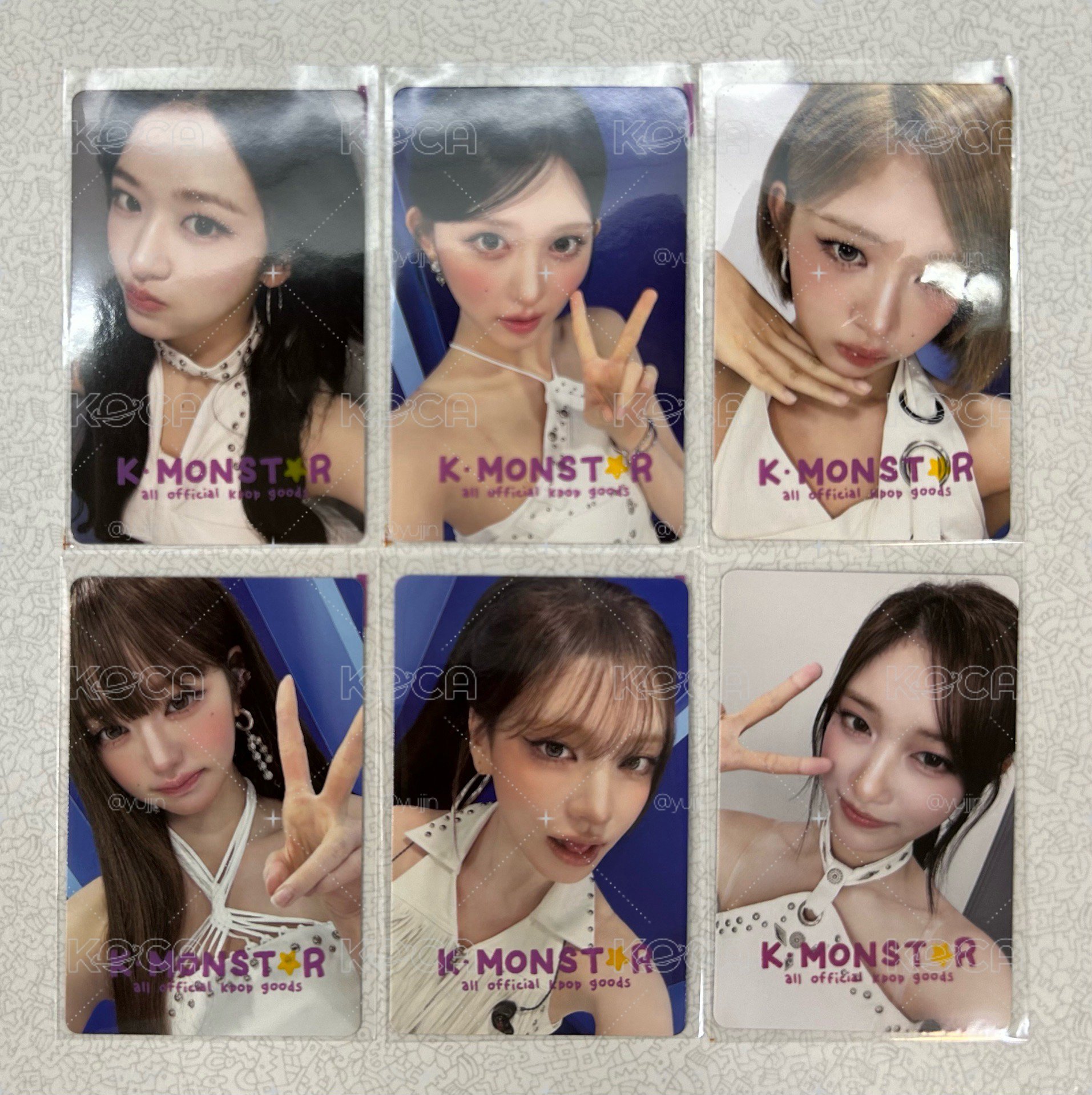 KM特典一套6張