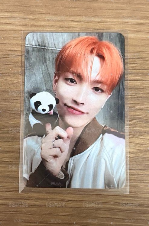 Ateez 弘中 拿著🐼的小男孩 GH1 hl 2.0 簽售卡 