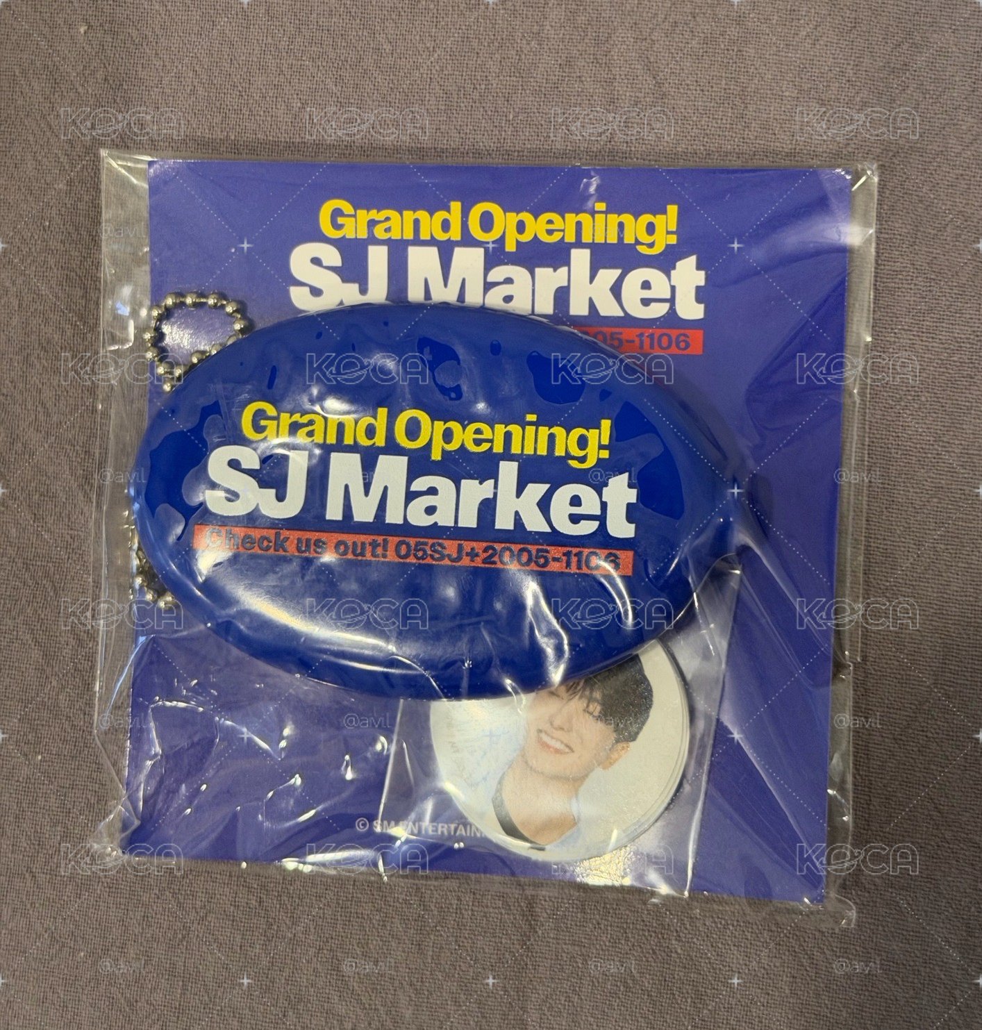 SJ market 超市零錢包含貼紙