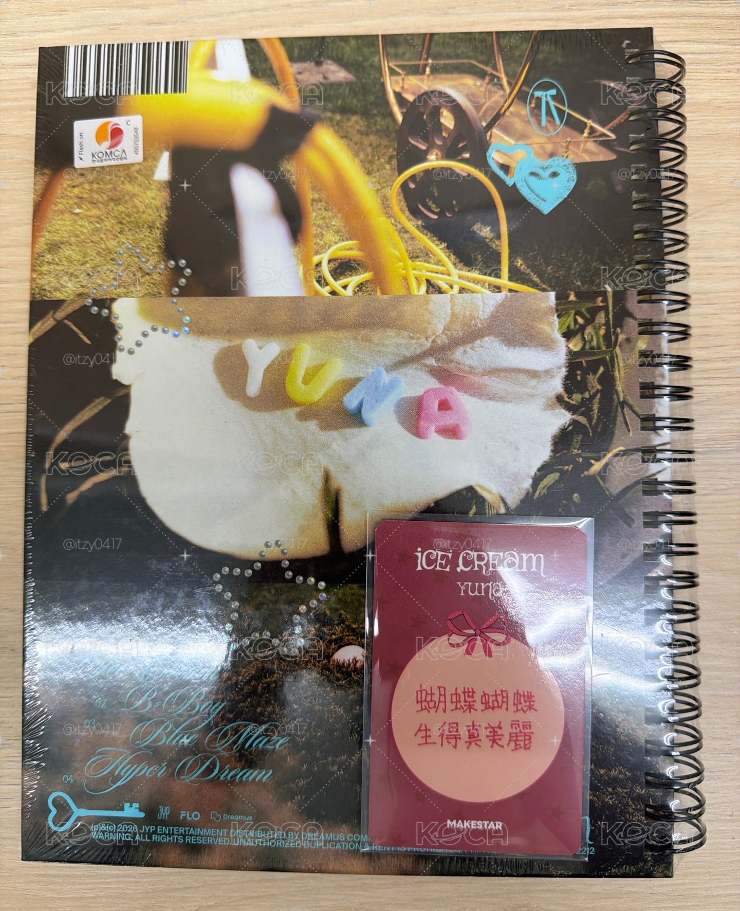 有娜ice cream(全新未拆、一專一卡