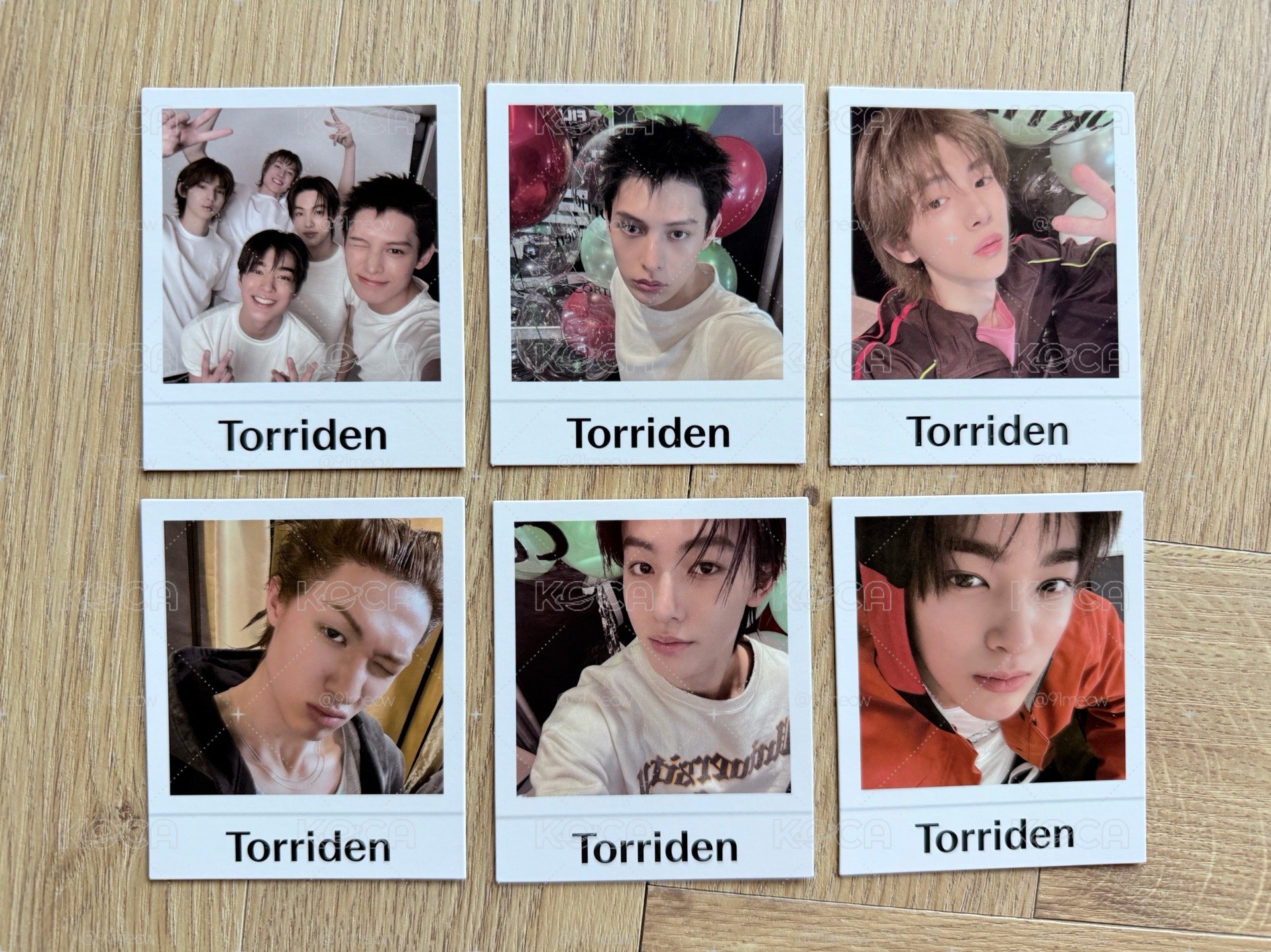 Torriden 小卡整套六張