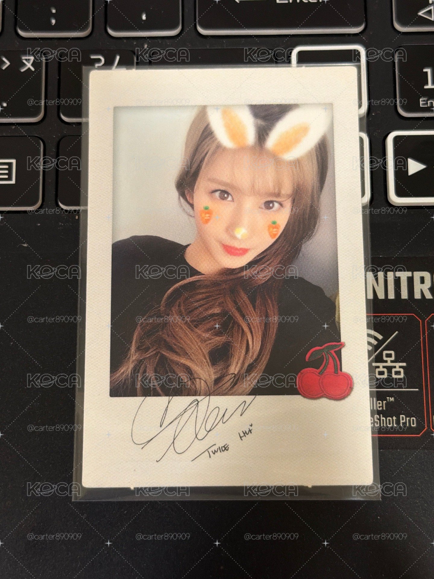 TWICE Sana 正規一拍立得