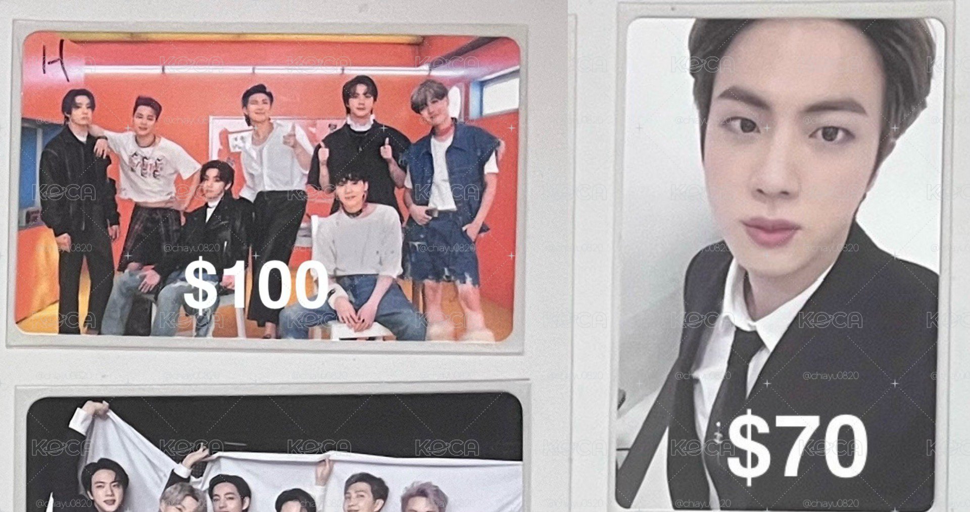 BTS 19普泰、國珍solo專卡、Festa/ON:E、團卡、小森林等（僅餘圖上 可接下單）