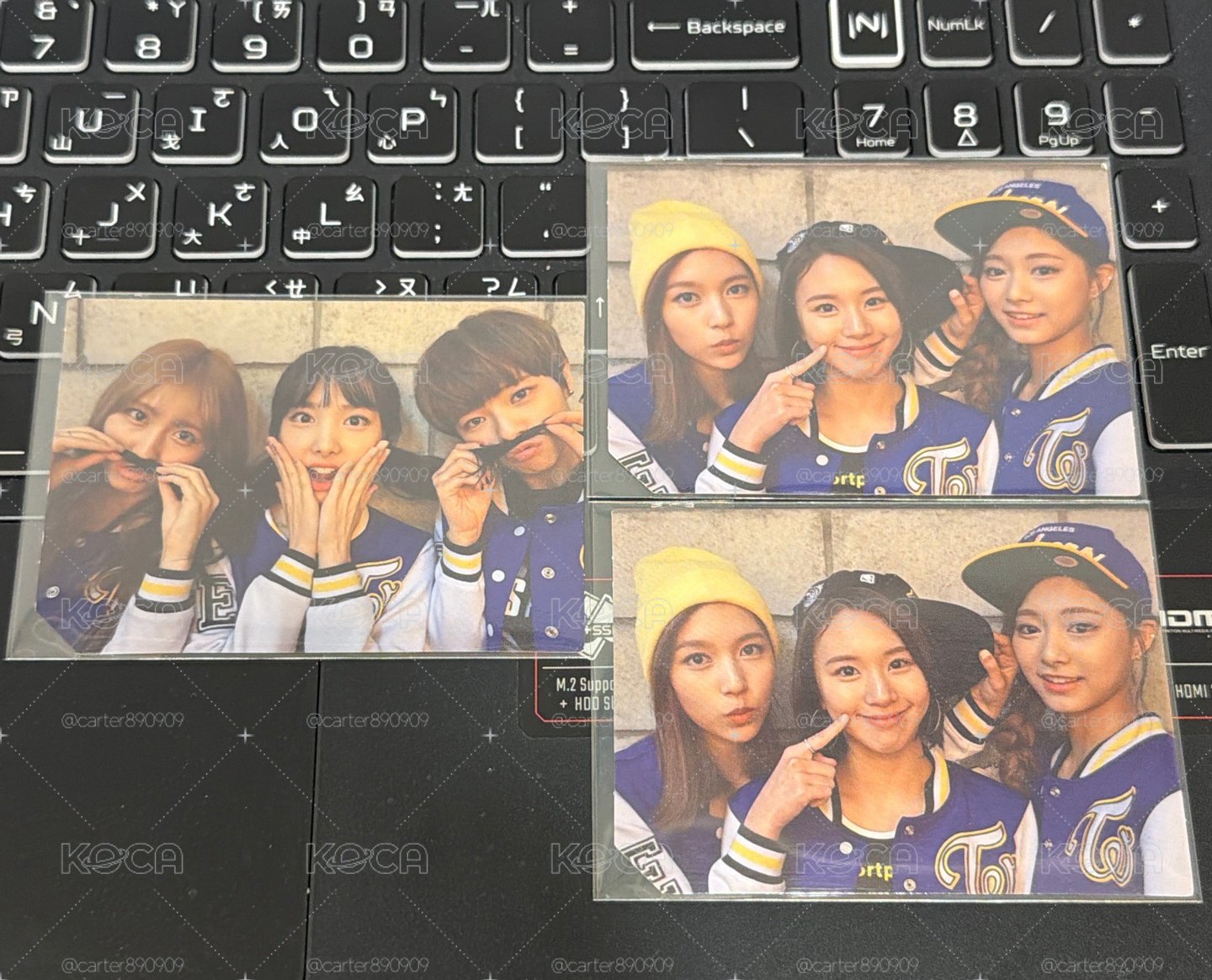 TWICE 迷二 三人團卡