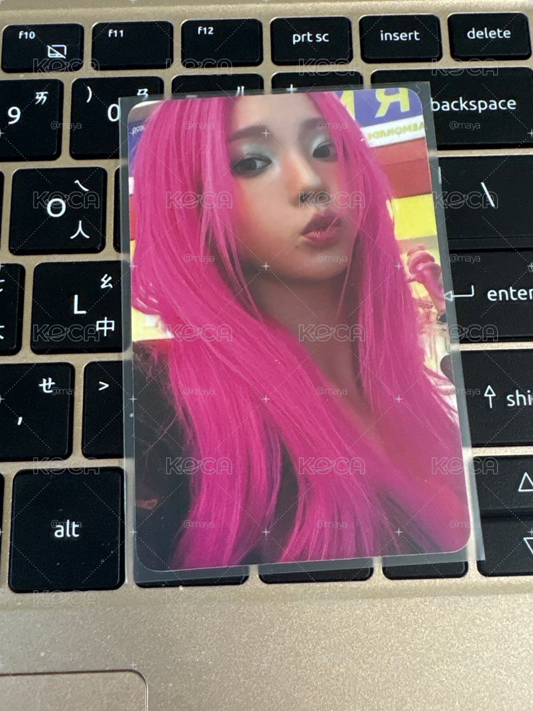 aespa 劉知珉 Karina Lemonade 正規二 快閃隨機卡 粉髮嘟嘴柚