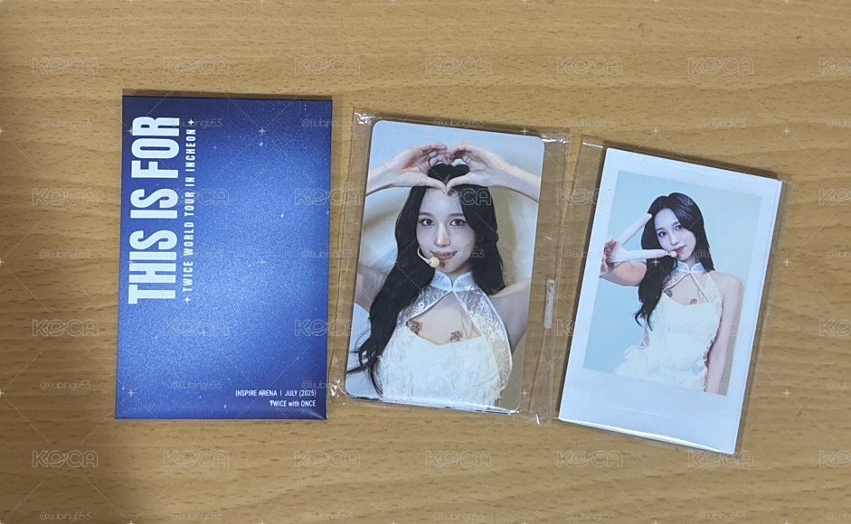 TWICE 仁川場 小卡 三套