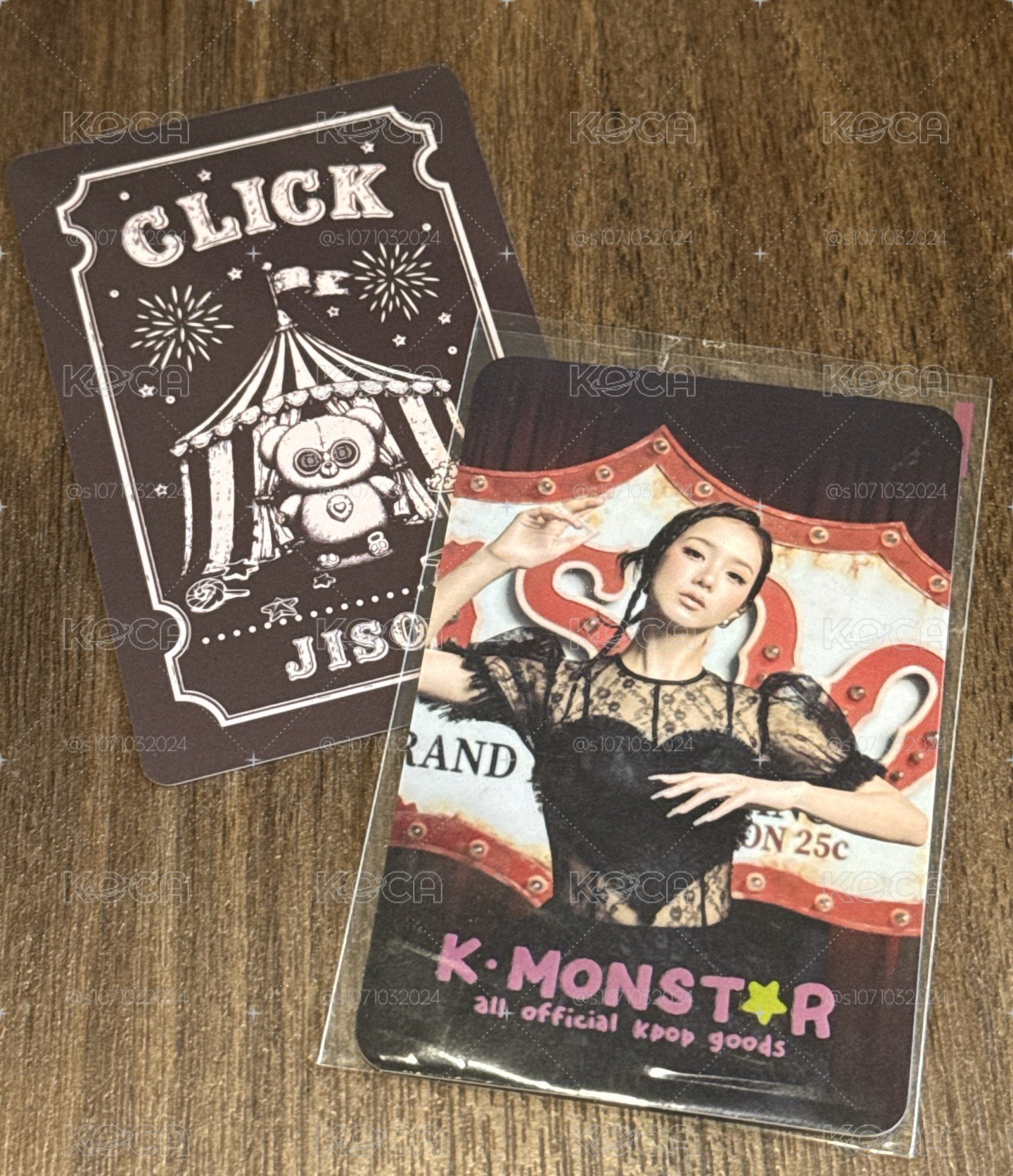 jisoo el特典卡