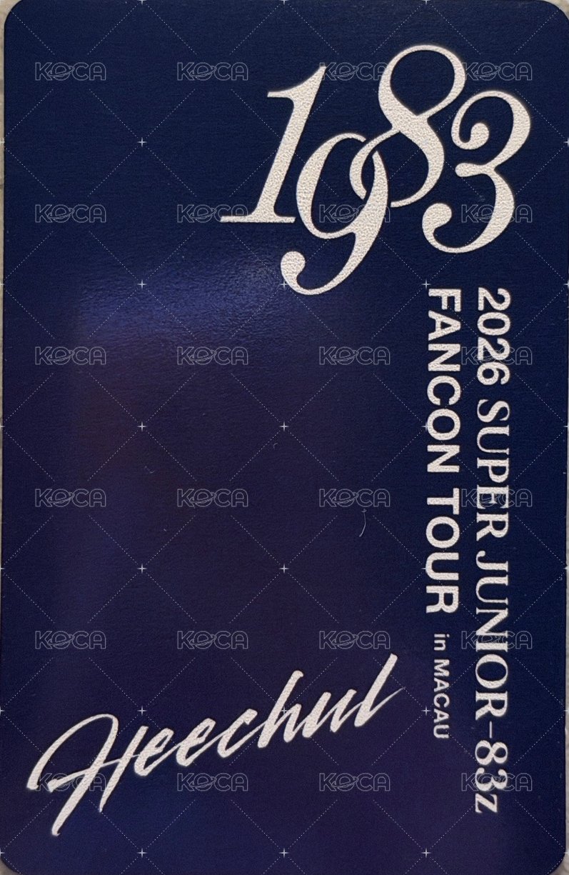 2026 FANCON 澳門 入場卡 / 場限卡  背面