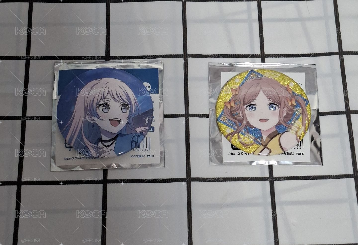 【BanG Dream! It's MyGO!!!!!】花朝月夕 & Night Own 徽章 愛音.爽世 *僅拆款確認