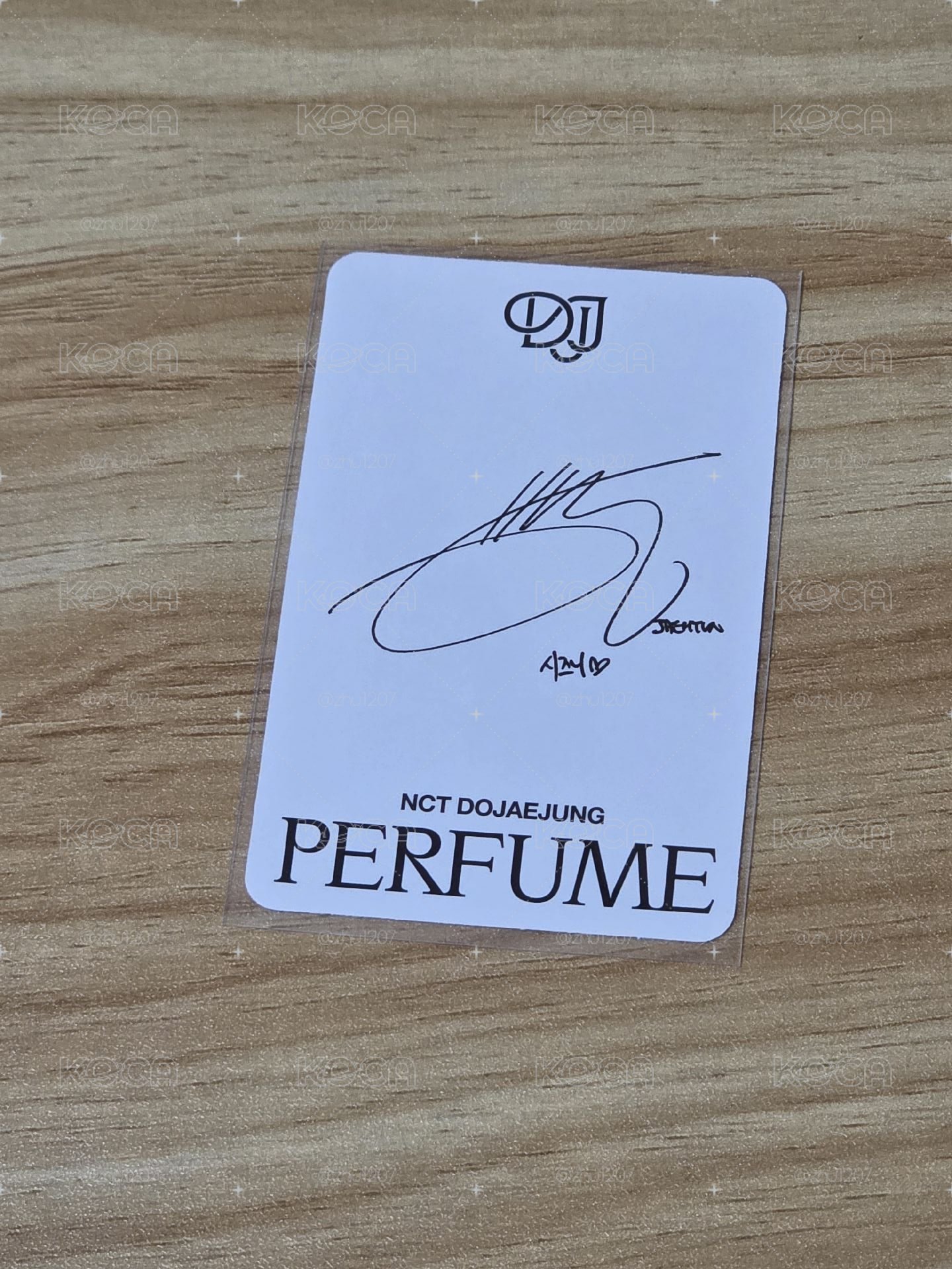 在珐 NCT DJJ Perfume 專輯卡