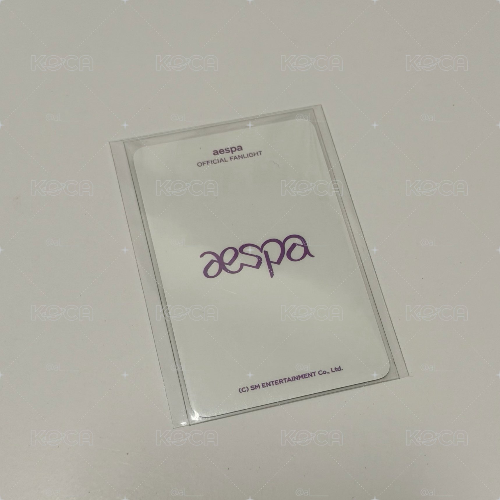 aespa Karina 手燈周邊卡 手燈卡2.0柚