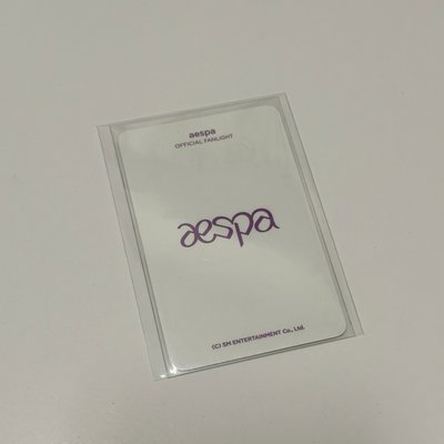 aespa Karina 手燈周邊卡 手燈卡2.0柚