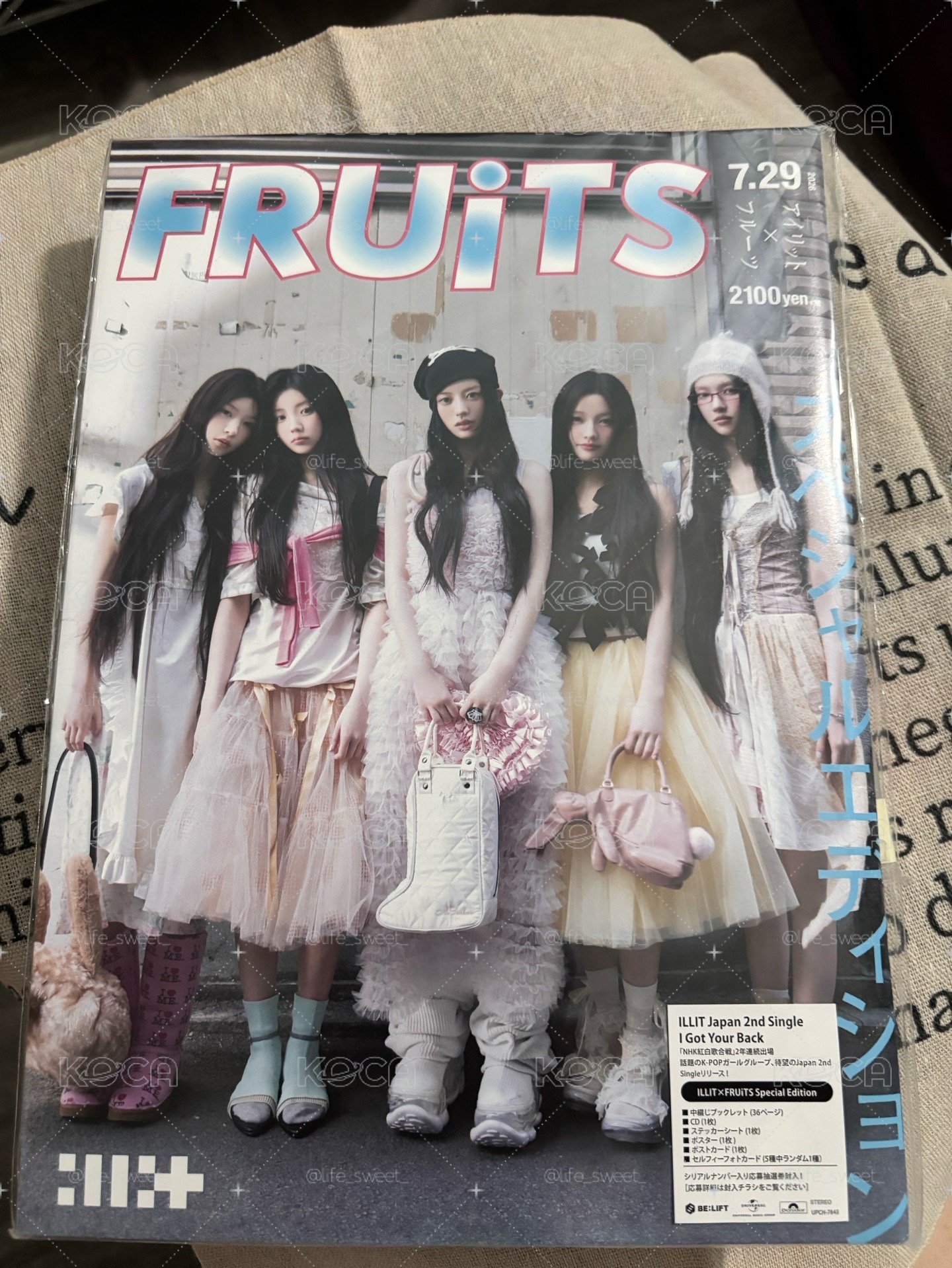 I Got Your Back ILLIT×FRUiTS Special Edition 專輯 （已拆/空專）