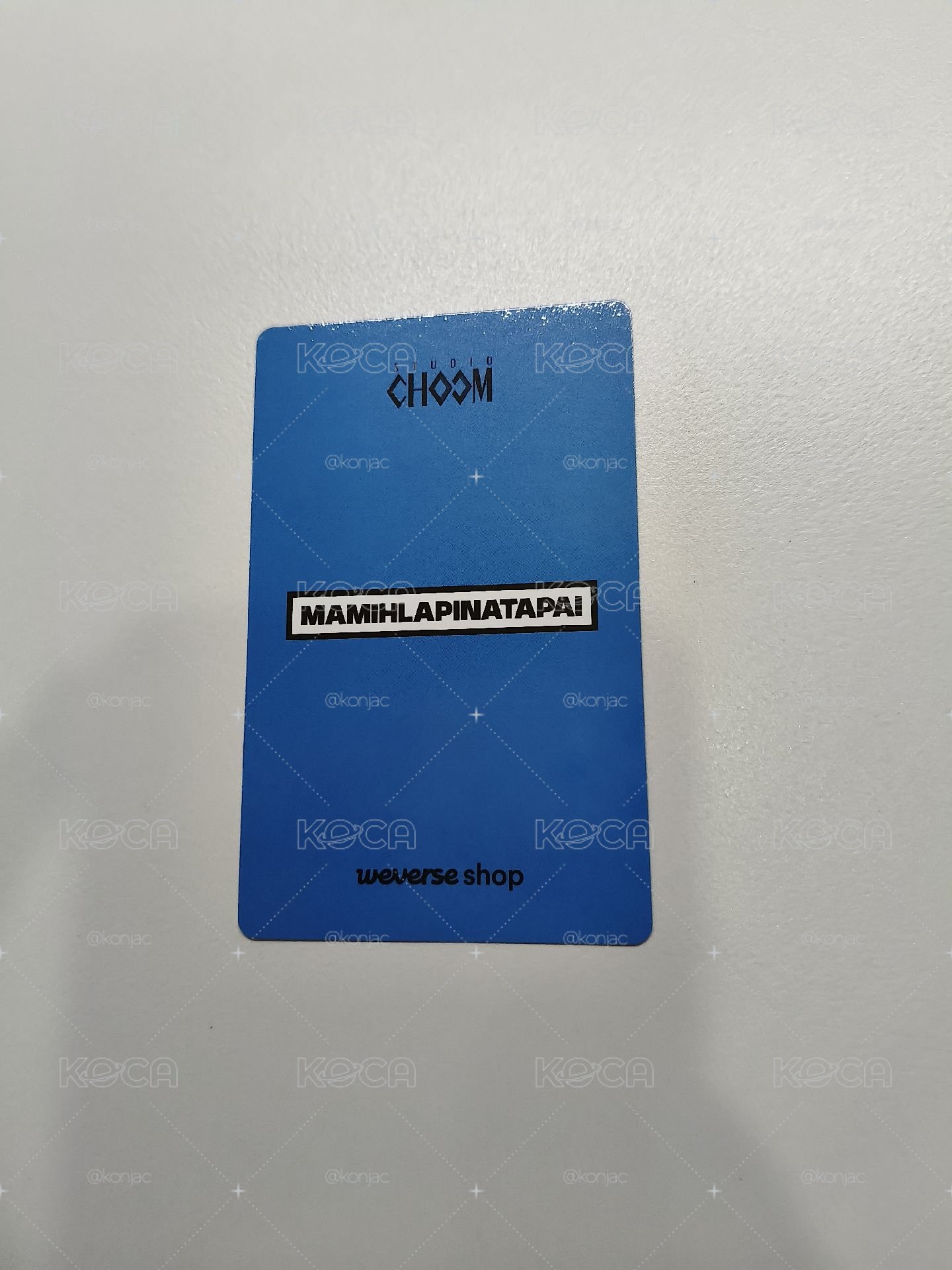 🔴MAMIHLAPINATAPAI wvs 特典卡 studio choom B ver.