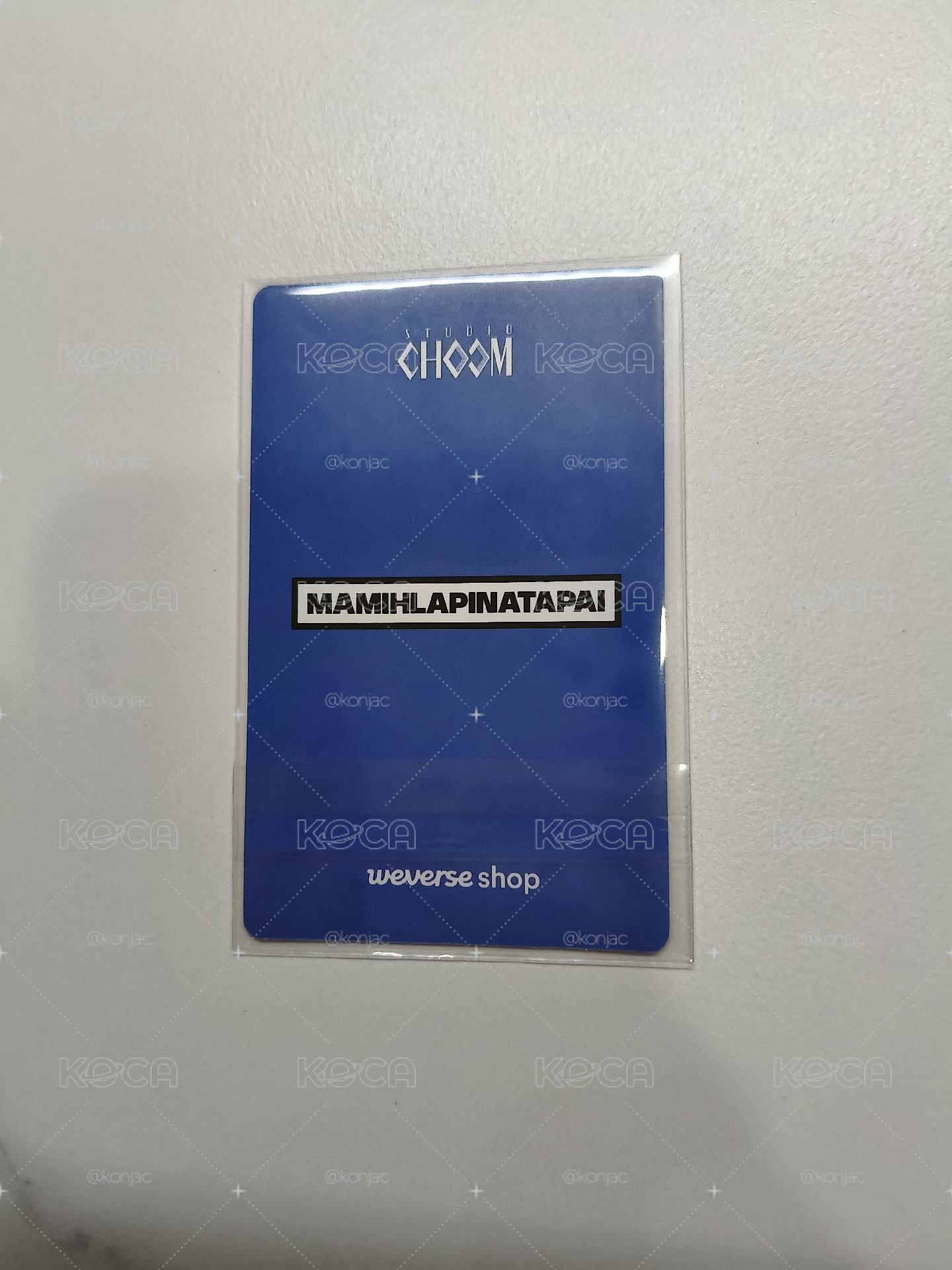 🔴MAMIHLAPINATAPAI wvs 特典卡 studio choom A ver.