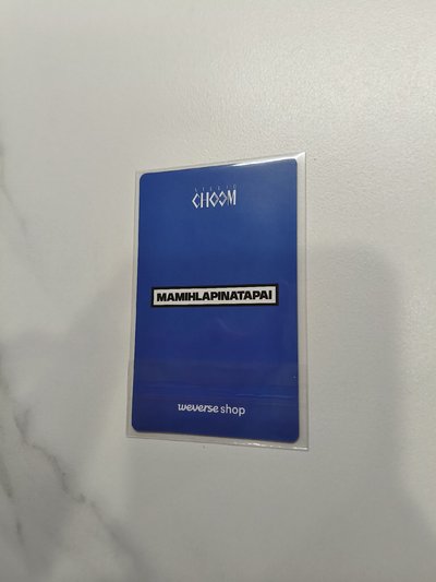 ⚪MAMIHLAPINATAPAI wvs 特典卡 studio choom A ver.