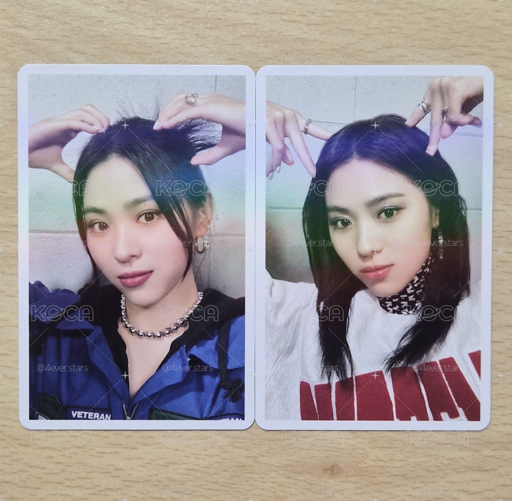Itzy 日專Voltage 留真小卡