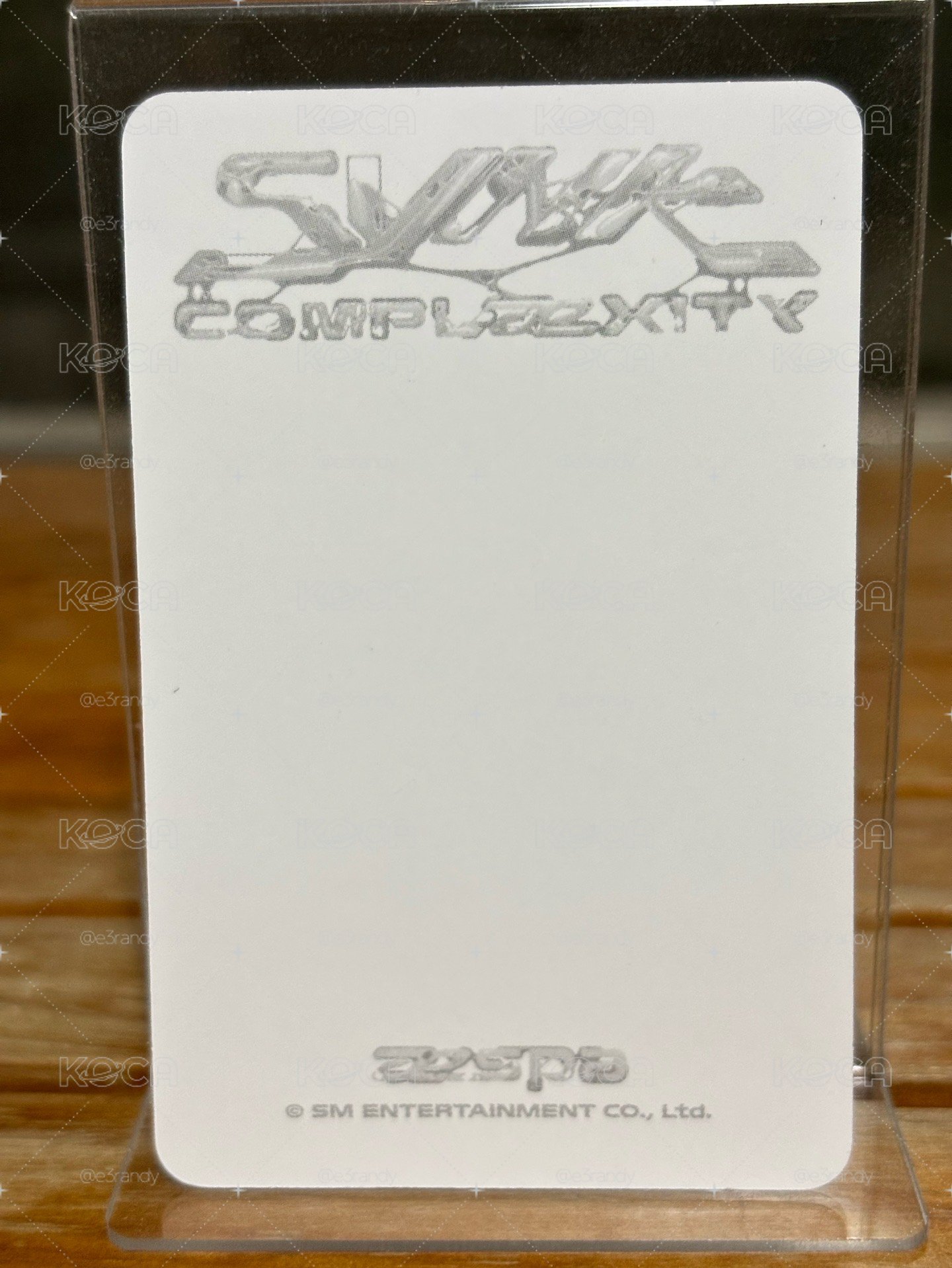 寧藝卓 Ningning SYNK:COMPLaeXITY 四巡 隨機卡