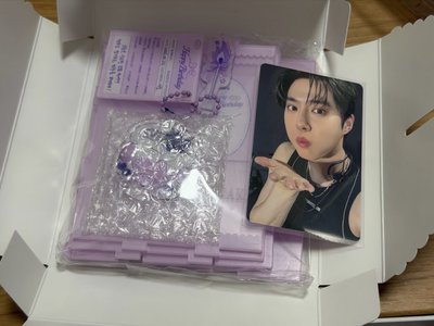 EXO Suho金俊勉2026生日 壓克力蛋糕盒組