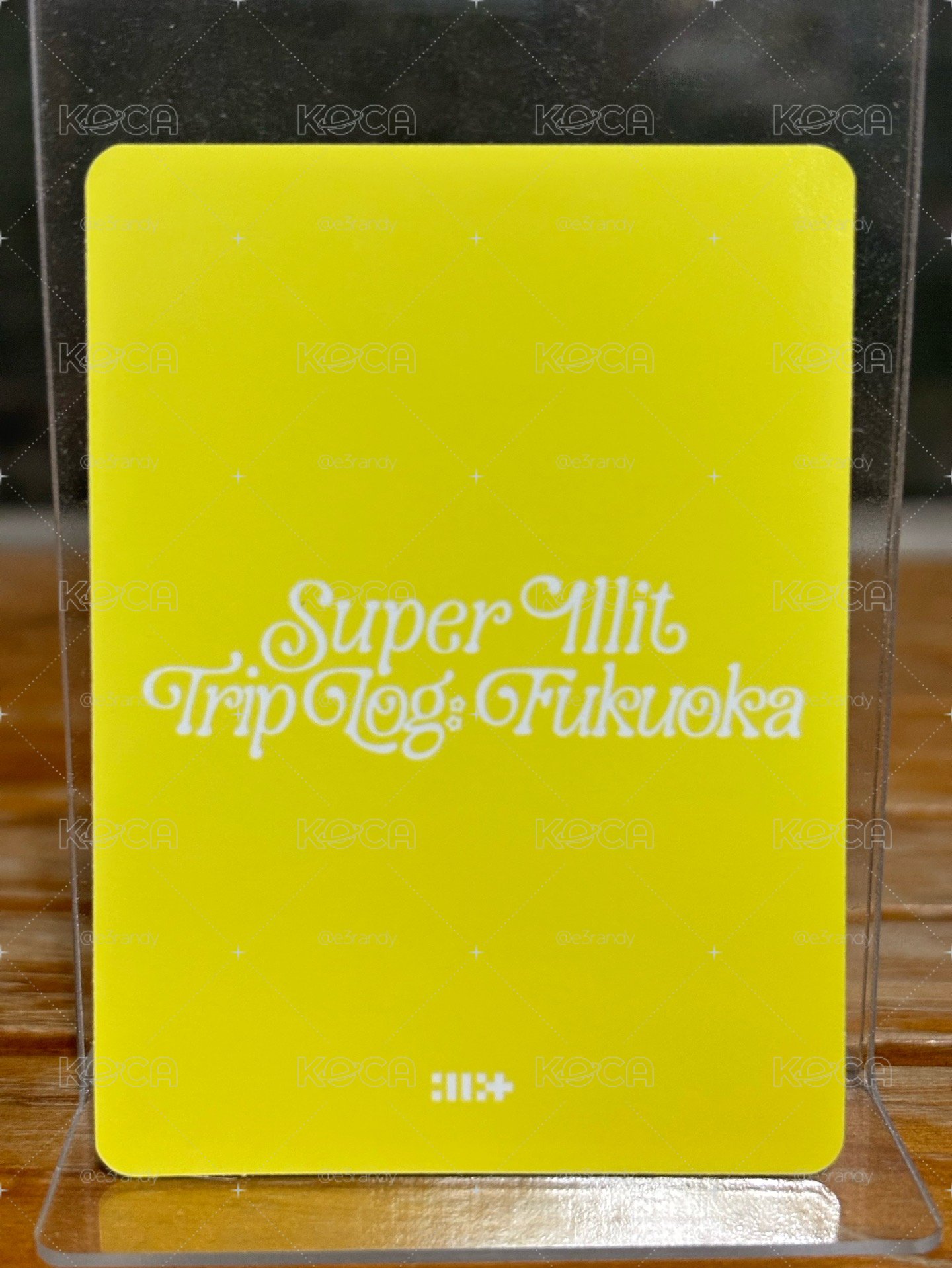 外園彩羽 Iroha FUKUOKA 回憶錄 weverse 迷你照片 特典卡  