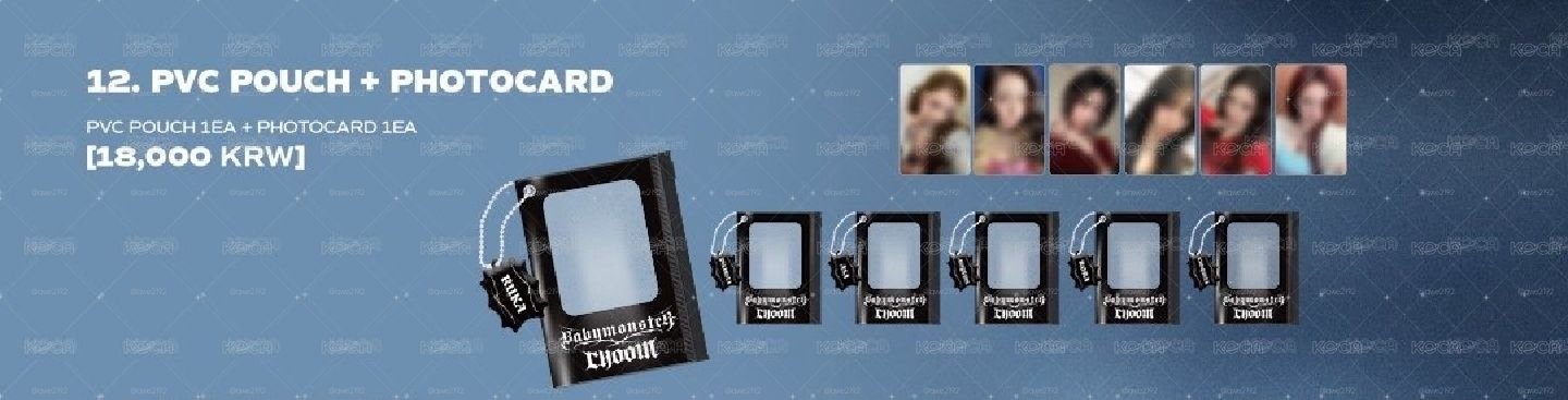 現貨 三巡PVC卡套組 六位成員都有