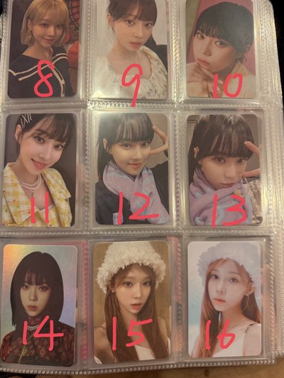winter 冬天 小卡 專輯卡 幸運卡 代言卡 隨機卡 簽售卡