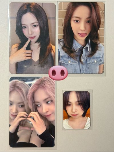 ITZY 禮志🐈‍⬛留真🍬有娜🐰小卡 