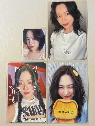ITZY 禮志🐈‍⬛留真🍬有娜🐰小卡 