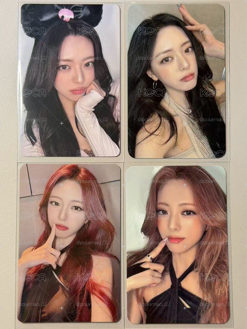 ITZY 禮志🐈‍⬛留真🍬有娜🐰小卡 